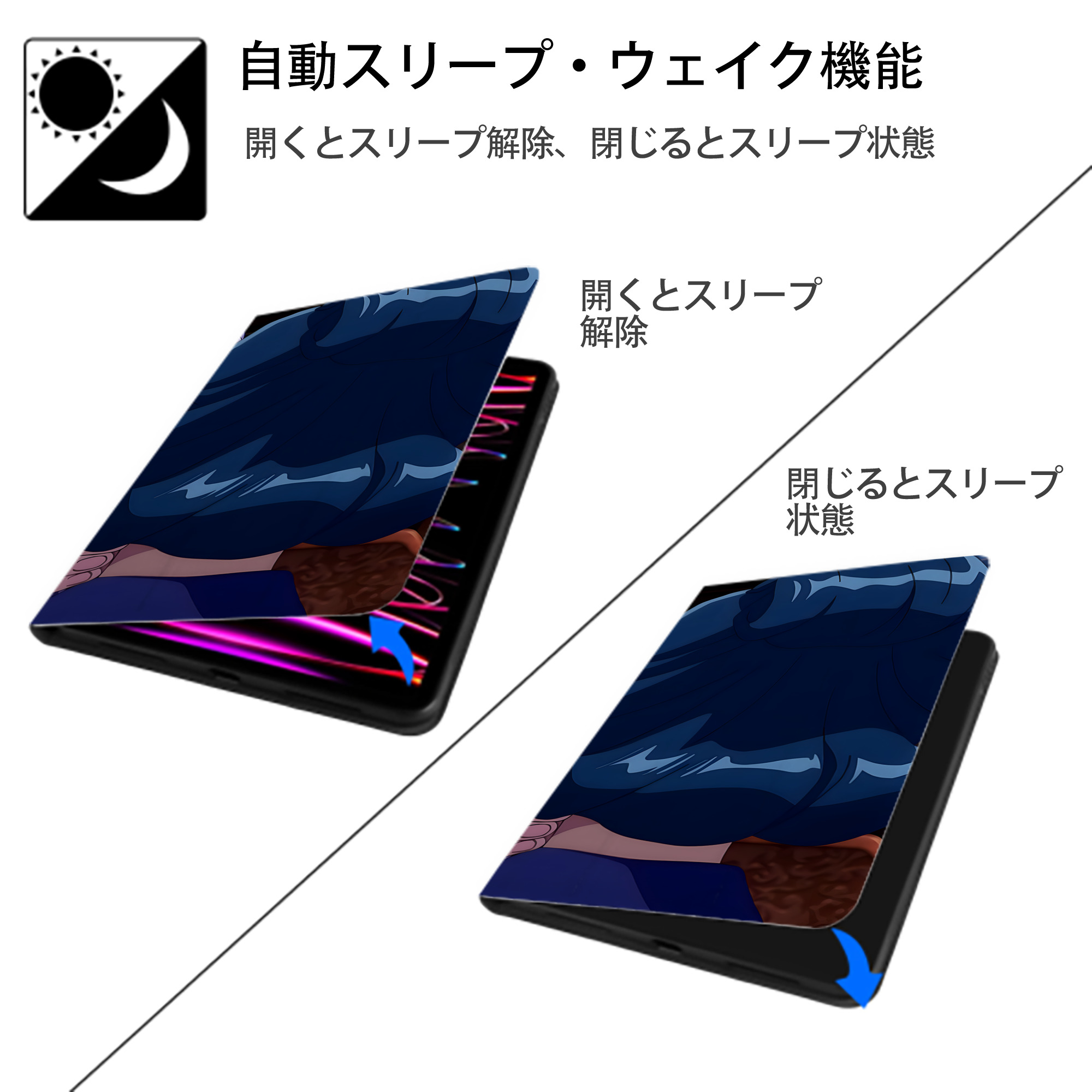 薬屋のひとりごと The Apothecary Diaries IPad ケース ブック型 PUレザー TPU 耐衝撃 軽量 薄型 ペン収納なし 全面保護 IPad 各モデル対応