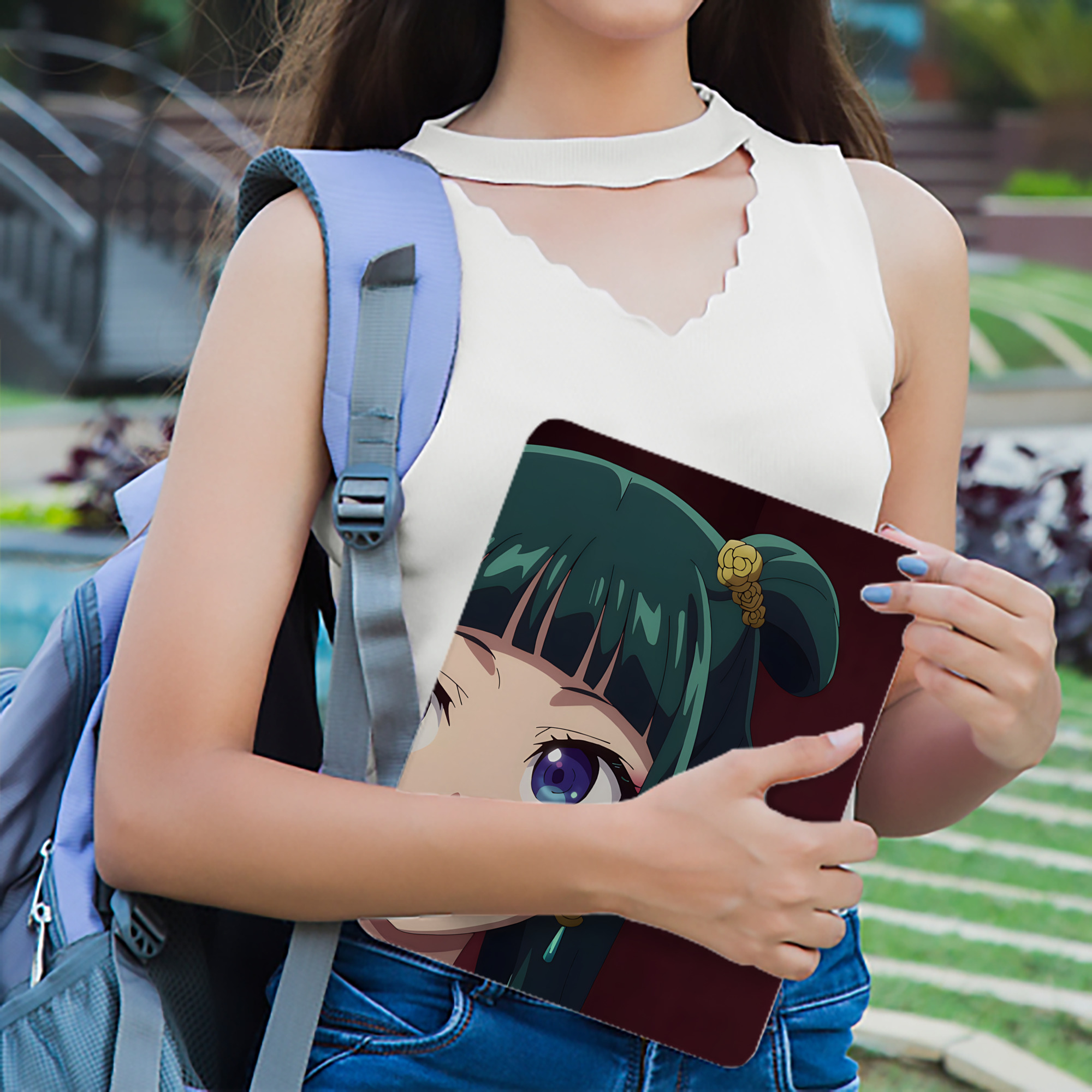 薬屋のひとりごと The Apothecary Diaries IPad ケース ブック型 PUレザー TPU 耐衝撃 軽量 薄型 ペン収納なし 全面保護 IPad 各モデル対応