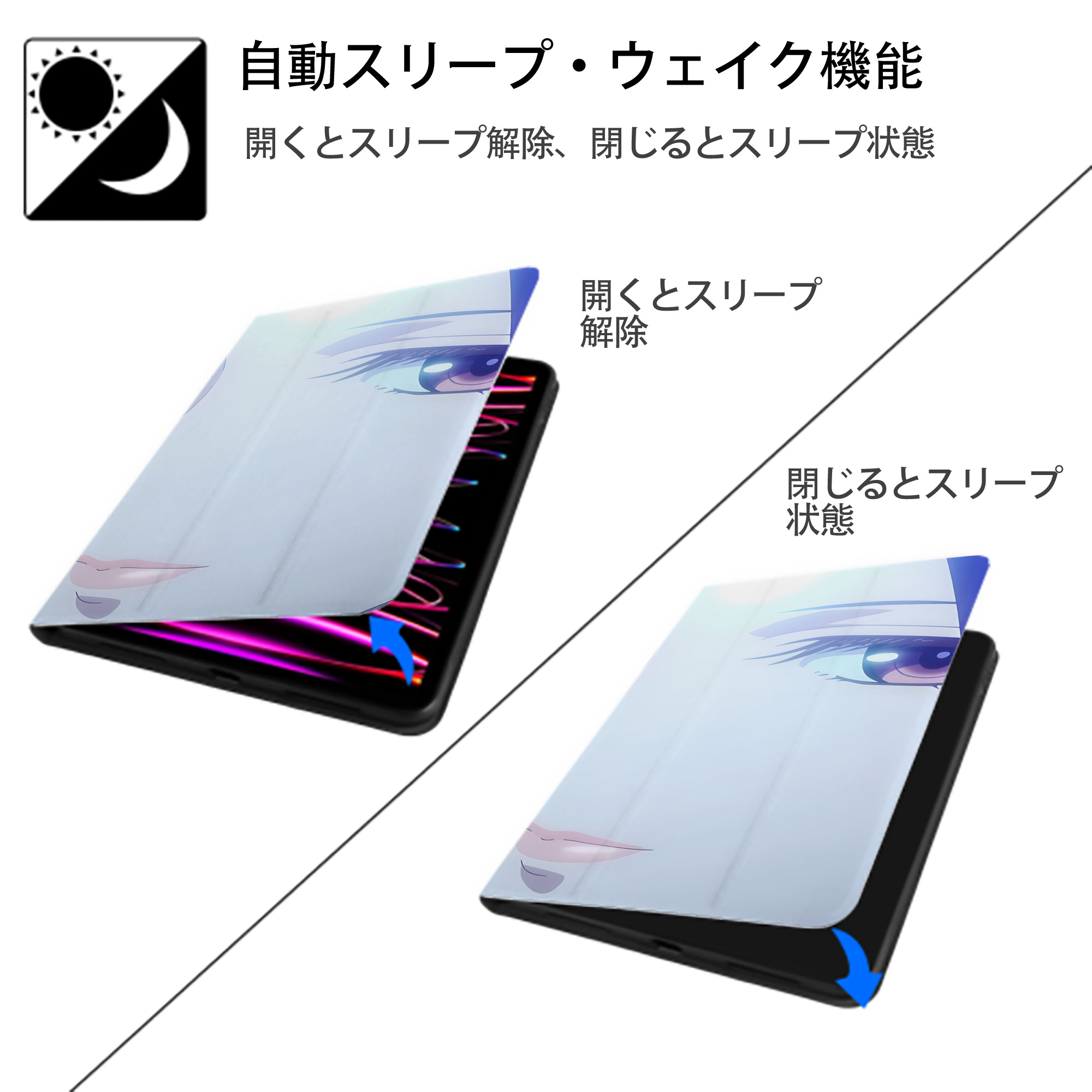 薬屋のひとりごと The Apothecary Diaries IPad ケース ブック型 PUレザー TPU 耐衝撃 軽量 薄型 ペン収納なし 全面保護 IPad 各モデル対応