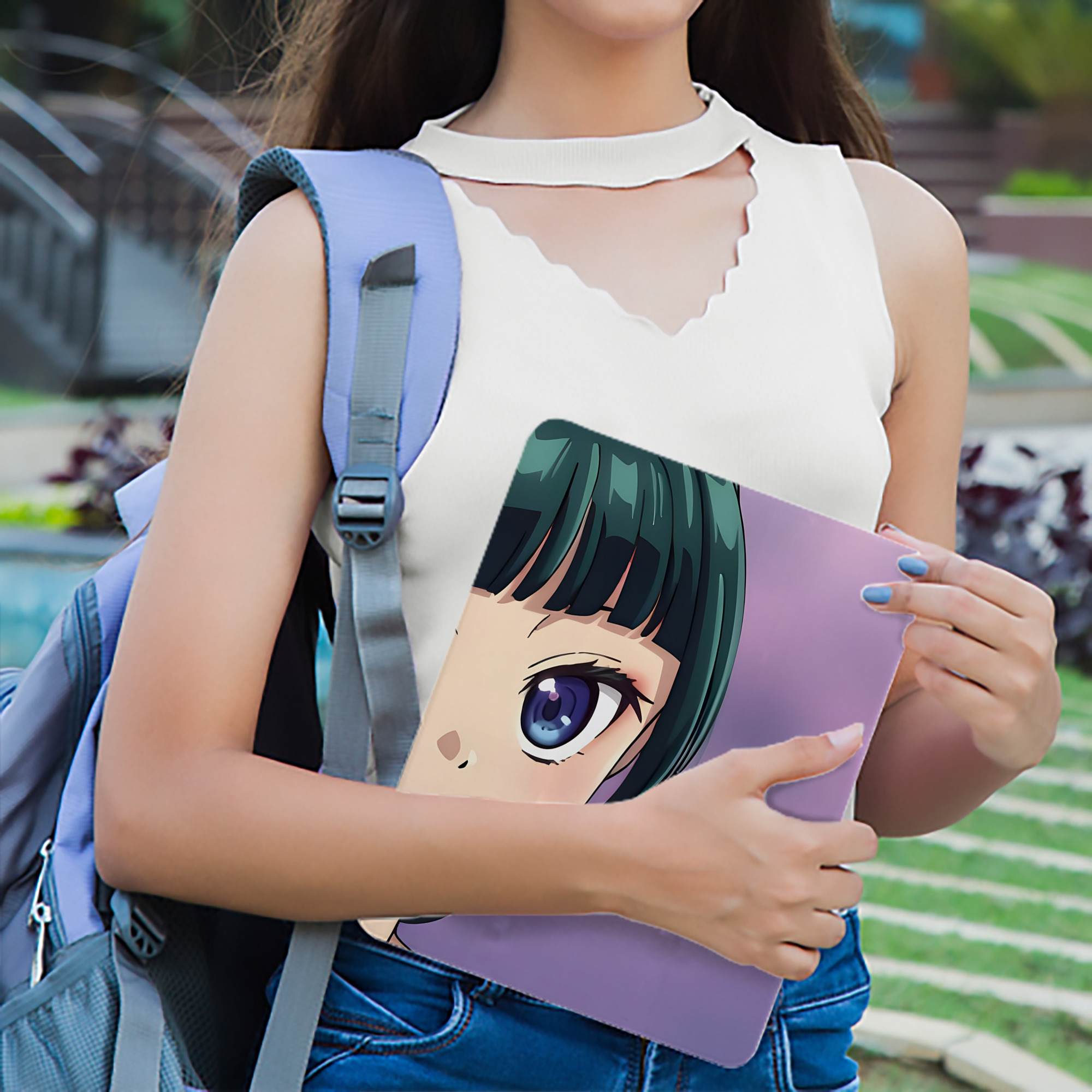 薬屋のひとりごと The Apothecary Diaries IPadケース ペンホルダー付き ブックスタイルデザイン