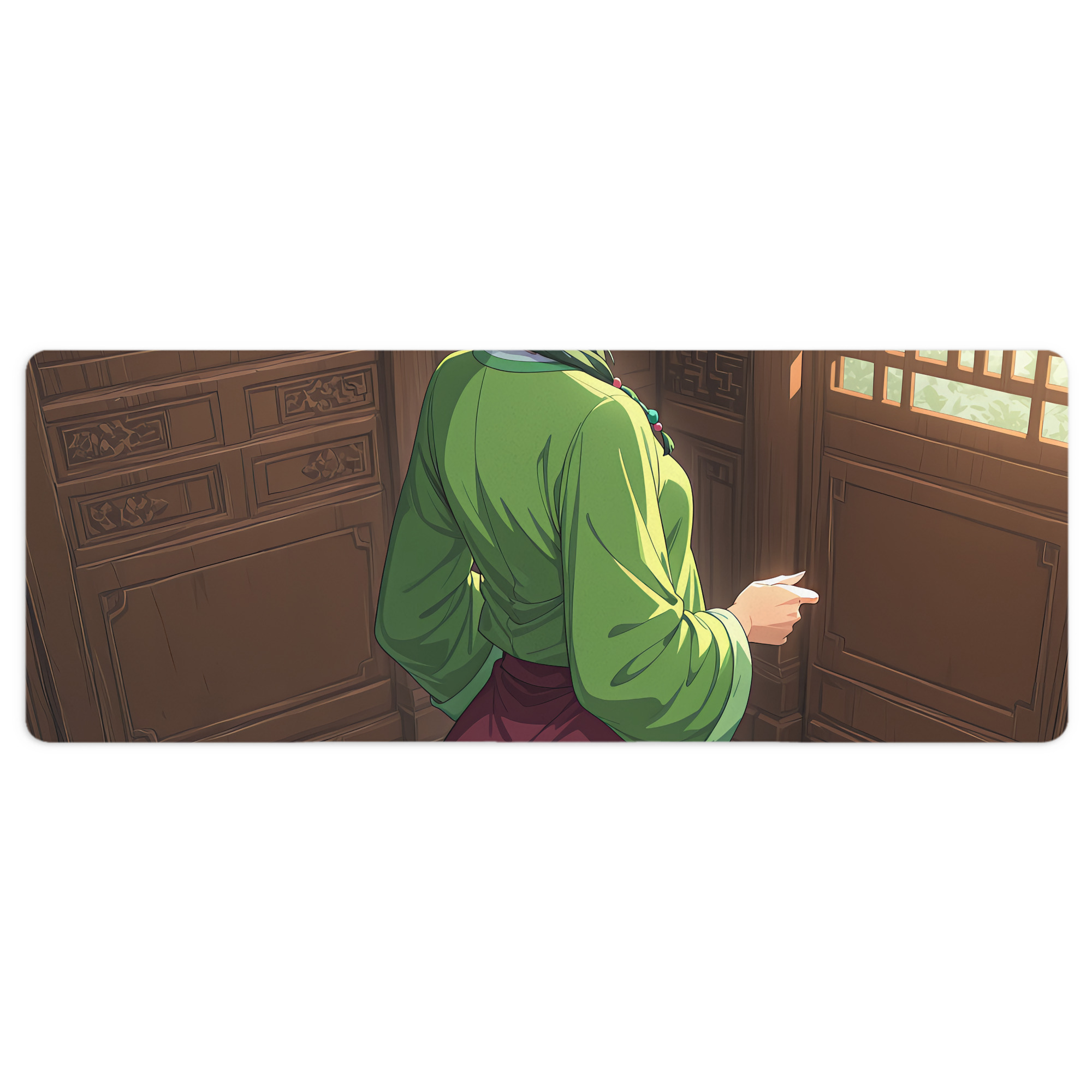 （画像用） 薬屋のひとりごと The Apothecary Diaries ステッチ加工 大判デスクマット／滑り止めマウスパッド