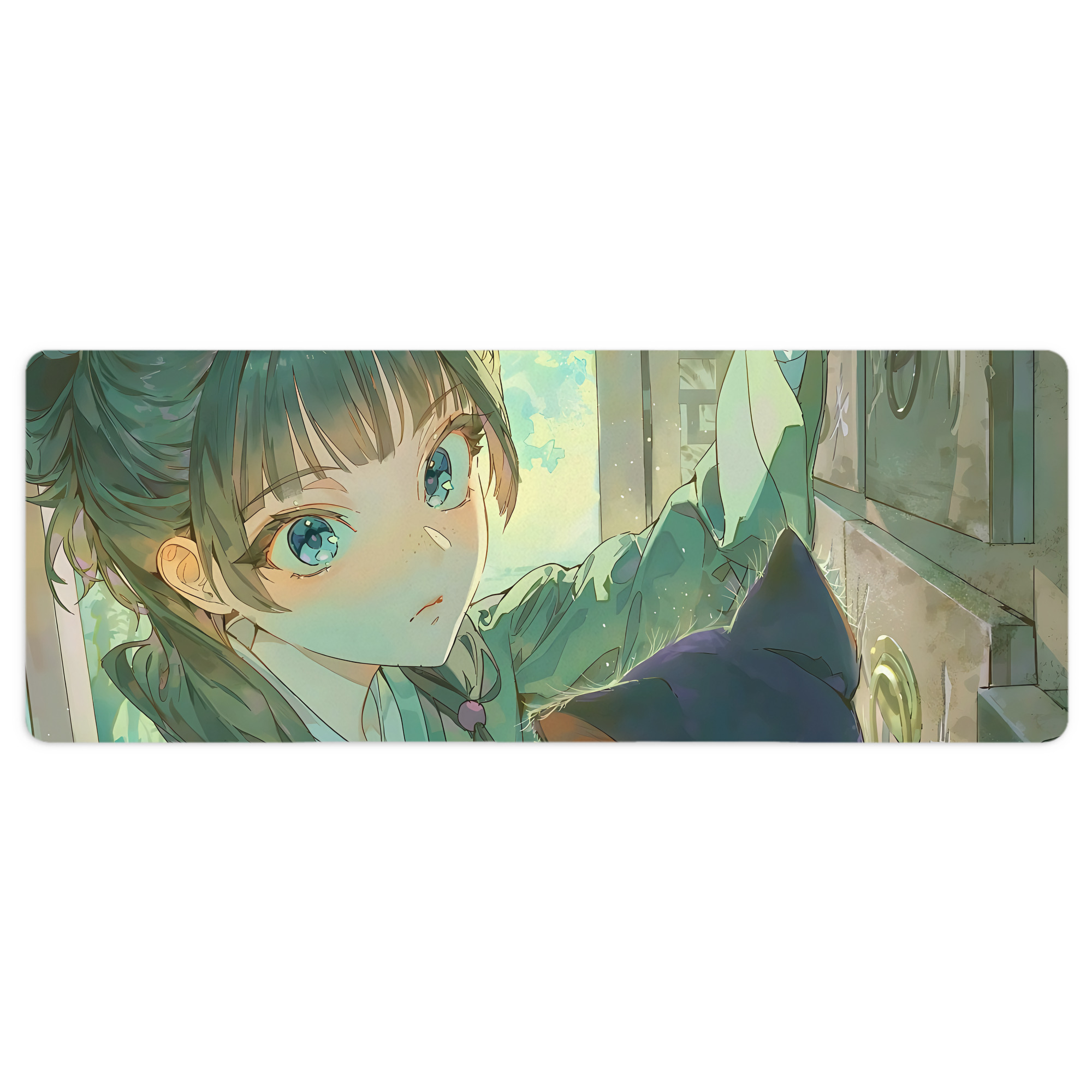 （画像用） 薬屋のひとりごと The Apothecary Diaries ステッチ加工 大判デスクマット／滑り止めマウスパッド