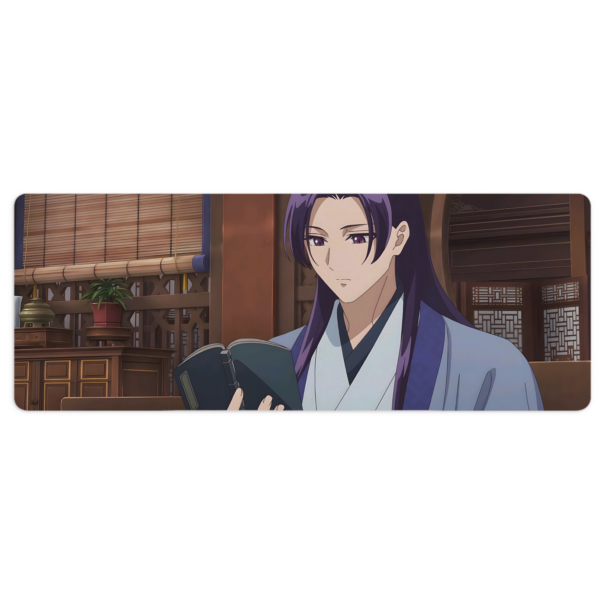 （画像用） 薬屋のひとりごと The Apothecary Diaries ステッチ加工 大判デスクマット／滑り止めマウスパッド