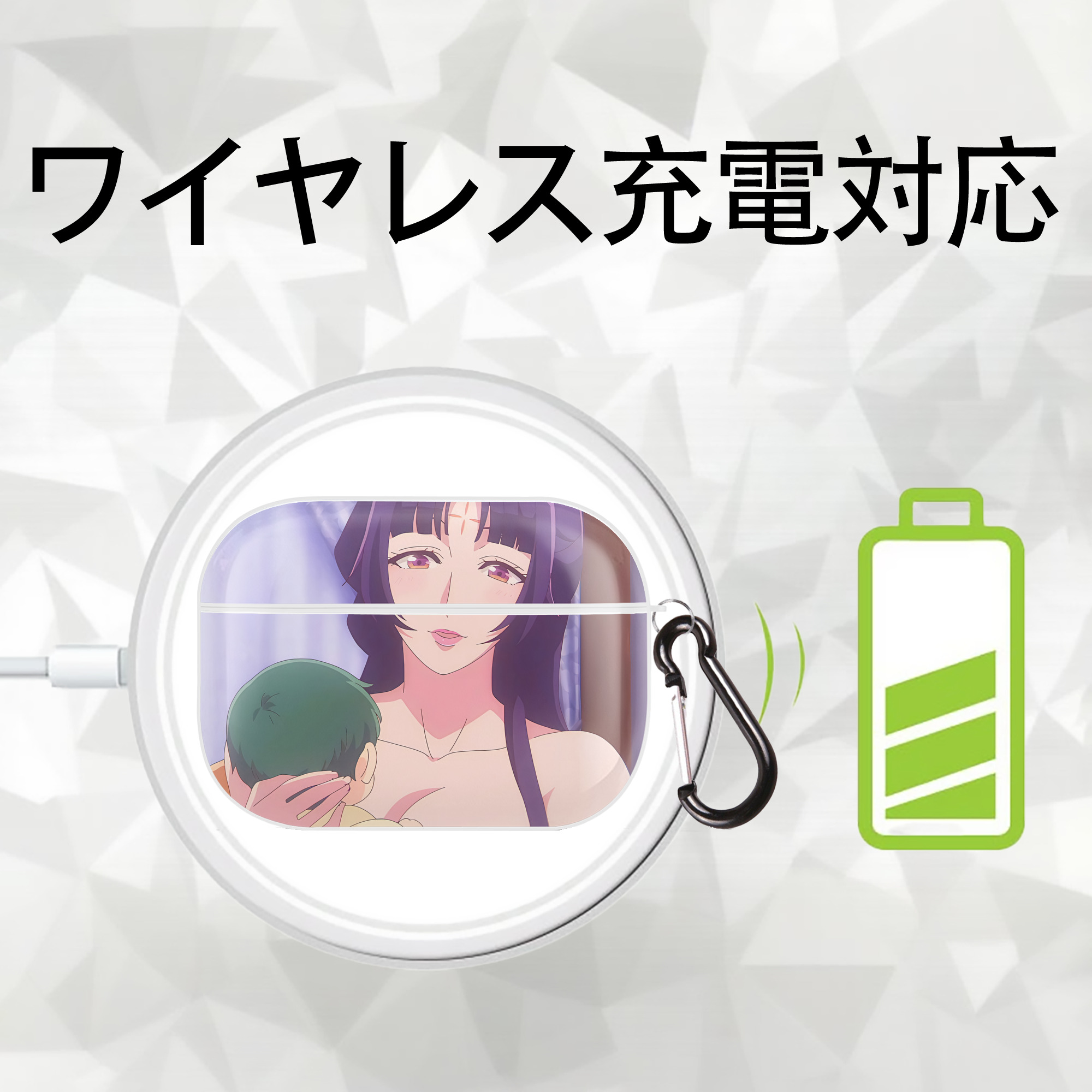 薬屋のひとりごと The Apothecary Diaries 【AirPods Pro用】ハードシェル保護ケース 耐衝撃・防指紋・カラビナ付き商品仕様