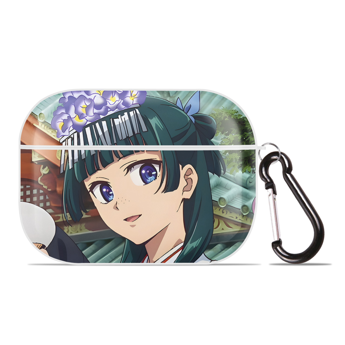 （画像用） 薬屋のひとりごと The Apothecary Diaries 【AirPods Pro用】ハードシェル保護ケース 耐衝撃・防指紋・カラビナ付き商品仕様