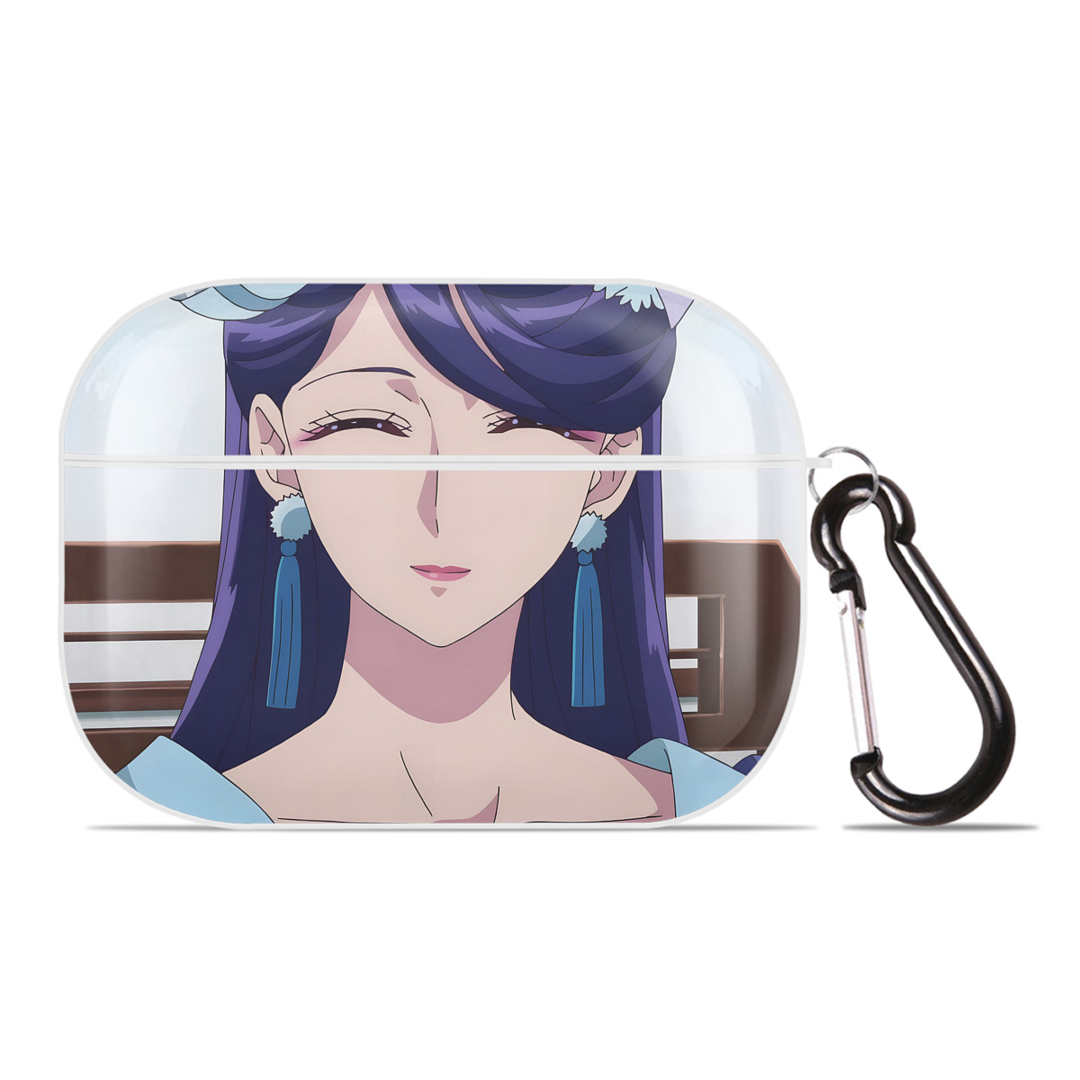（画像用） 薬屋のひとりごと The Apothecary Diaries 【AirPods Pro用】ハードシェル保護ケース 耐衝撃・防指紋・カラビナ付き商品仕様