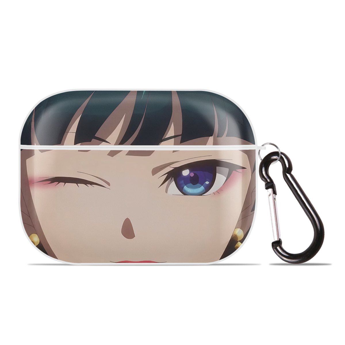 （画像用） 薬屋のひとりごと The Apothecary Diaries 【AirPods Pro用】ハードシェル保護ケース 耐衝撃・防指紋・カラビナ付き商品仕様