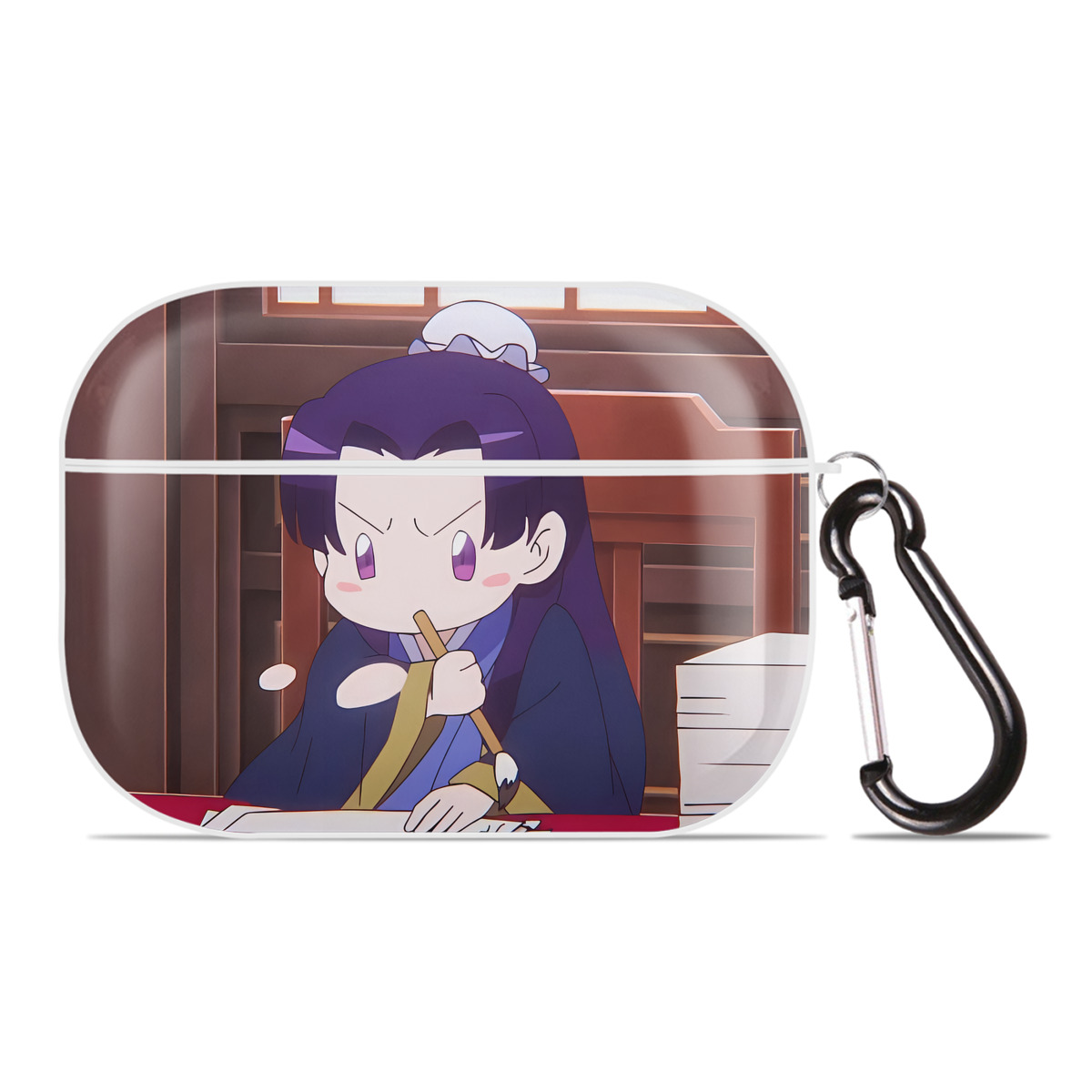 （画像用） 薬屋のひとりごと The Apothecary Diaries 【AirPods Pro用】ハードシェル保護ケース 耐衝撃・防指紋・カラビナ付き商品仕様