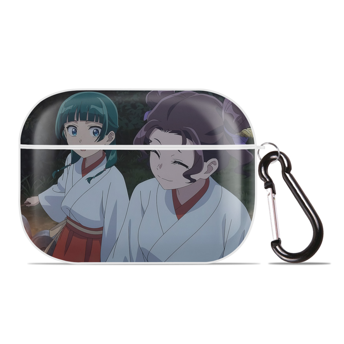 （画像用） 薬屋のひとりごと The Apothecary Diaries 【AirPods Pro用】ハードシェル保護ケース 耐衝撃・防指紋・カラビナ付き商品仕様
