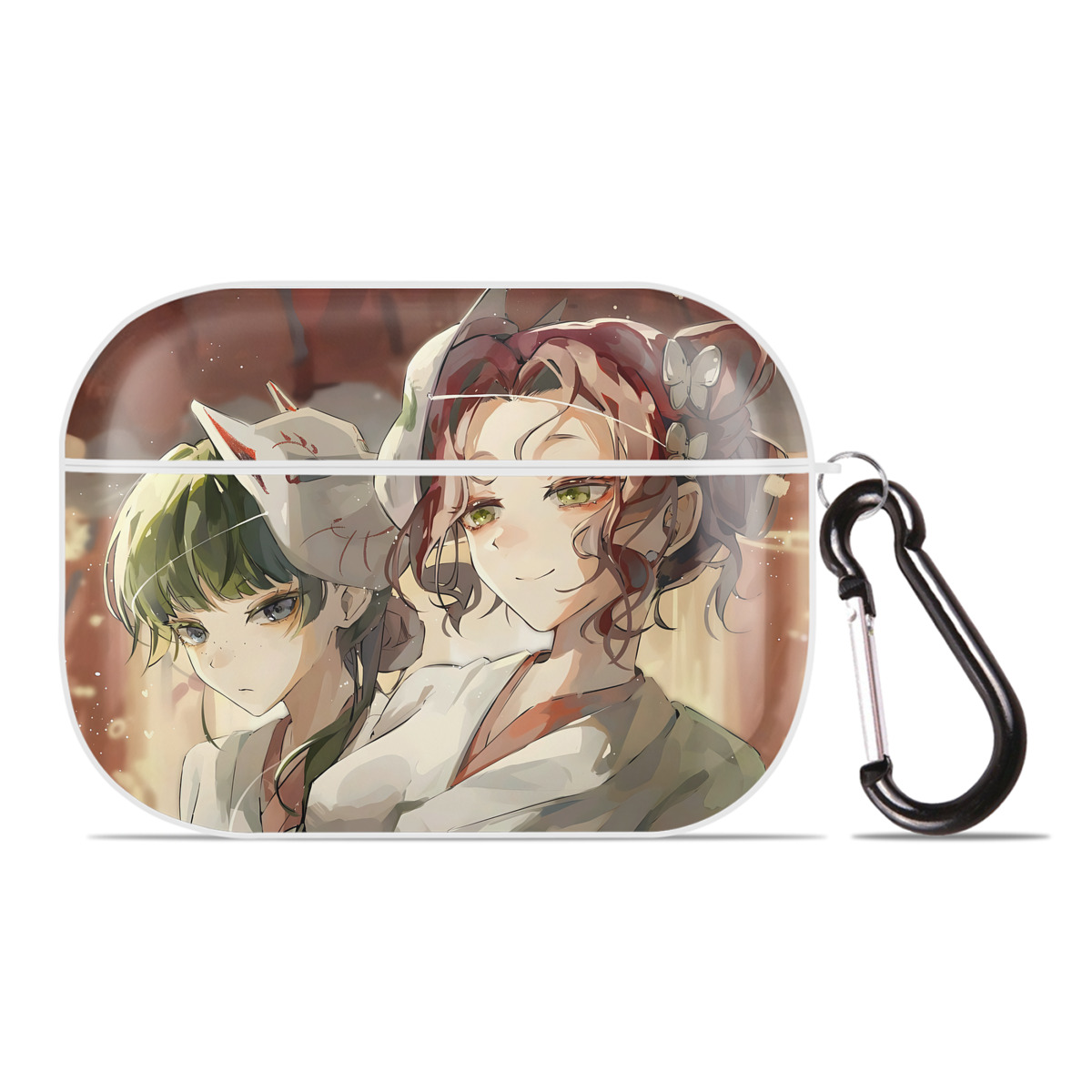 （画像用） 薬屋のひとりごと The Apothecary Diaries 【AirPods Pro用】ハードシェル保護ケース 耐衝撃・防指紋・カラビナ付き商品仕様