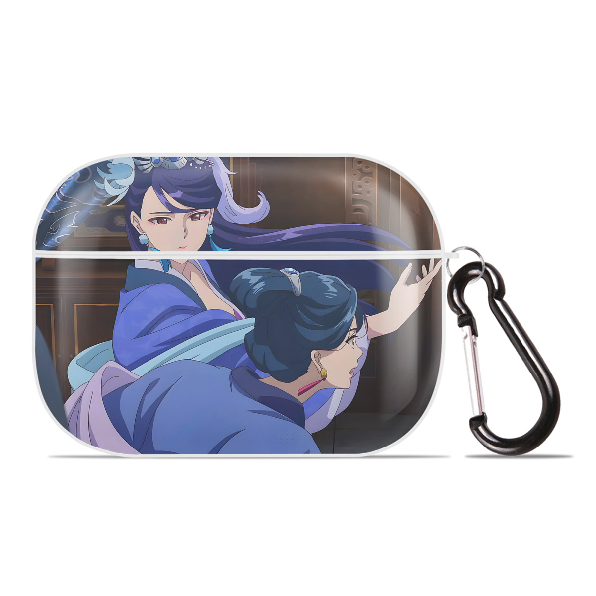 （画像用） 薬屋のひとりごと The Apothecary Diaries 【AirPods Pro用】ハードシェル保護ケース 耐衝撃・防指紋・カラビナ付き商品仕様
