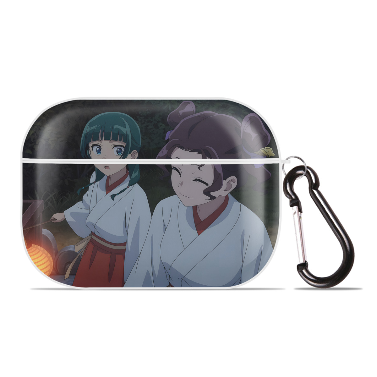 （画像用） 薬屋のひとりごと The Apothecary Diaries 【AirPods Pro用】ハードシェル保護ケース 耐衝撃・防指紋・カラビナ付き商品仕様