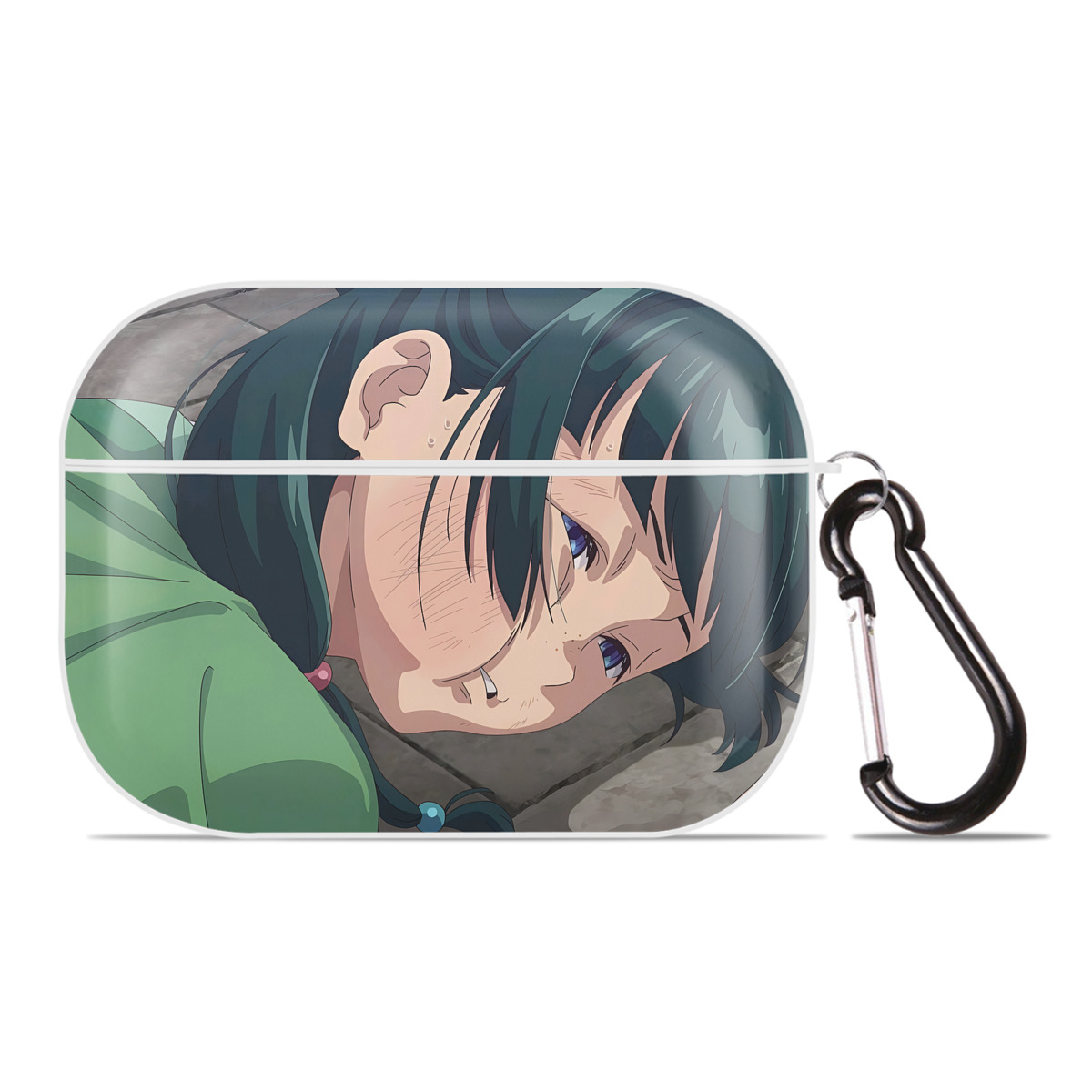 （画像用） 薬屋のひとりごと The Apothecary Diaries 【AirPods Pro用】ハードシェル保護ケース 耐衝撃・防指紋・カラビナ付き商品仕様