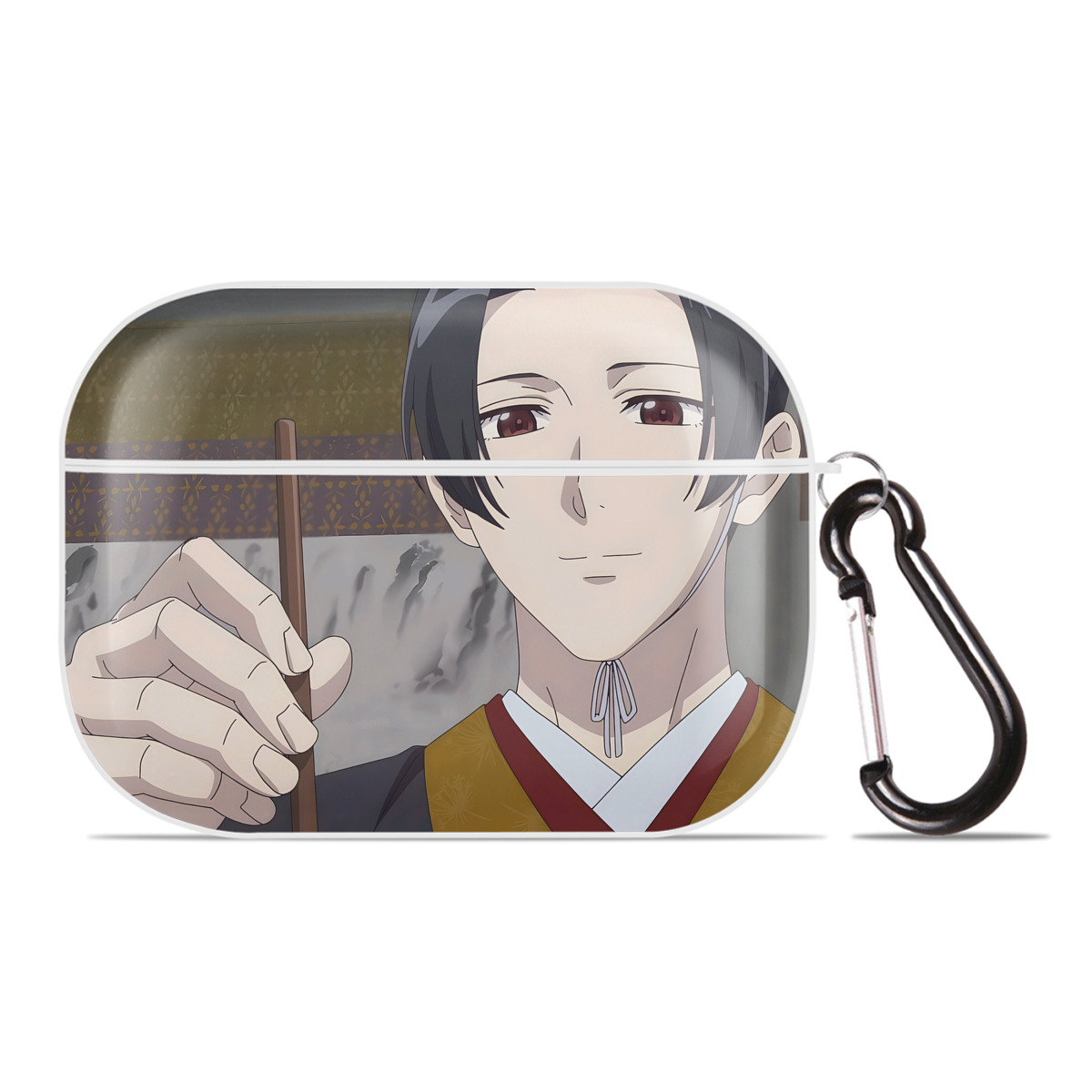 （画像用） 薬屋のひとりごと The Apothecary Diaries 【AirPods Pro用】ハードシェル保護ケース 耐衝撃・防指紋・カラビナ付き商品仕様