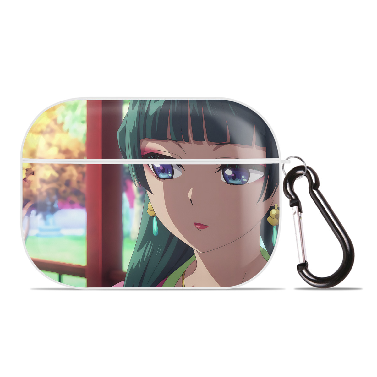 （画像用） 薬屋のひとりごと The Apothecary Diaries 【AirPods Pro用】ハードシェル保護ケース 耐衝撃・防指紋・カラビナ付き商品仕様