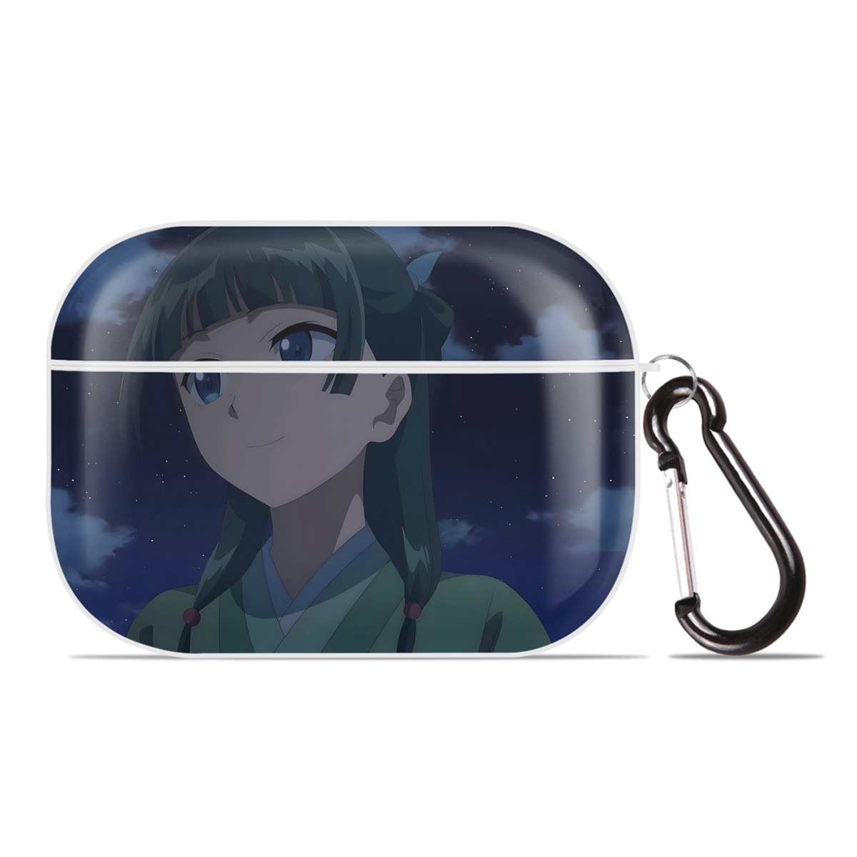 （画像用） 薬屋のひとりごと The Apothecary Diaries 【AirPods Pro用】ハードシェル保護ケース 耐衝撃・防指紋・カラビナ付き商品仕様