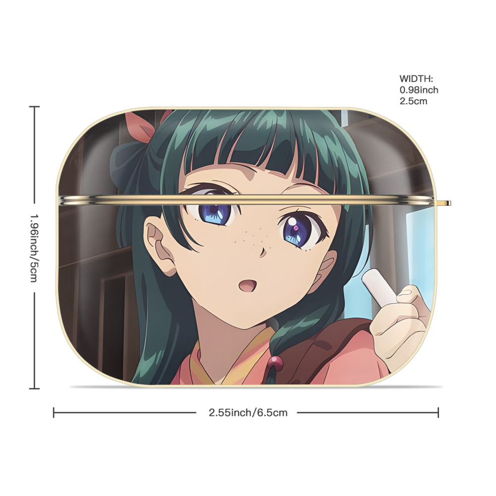 薬屋のひとりごと The Apothecary Diaries 【AirPods Pro用】ハードシェル保護ケース｜耐衝撃・防指紋・カラビナ付き商品仕様