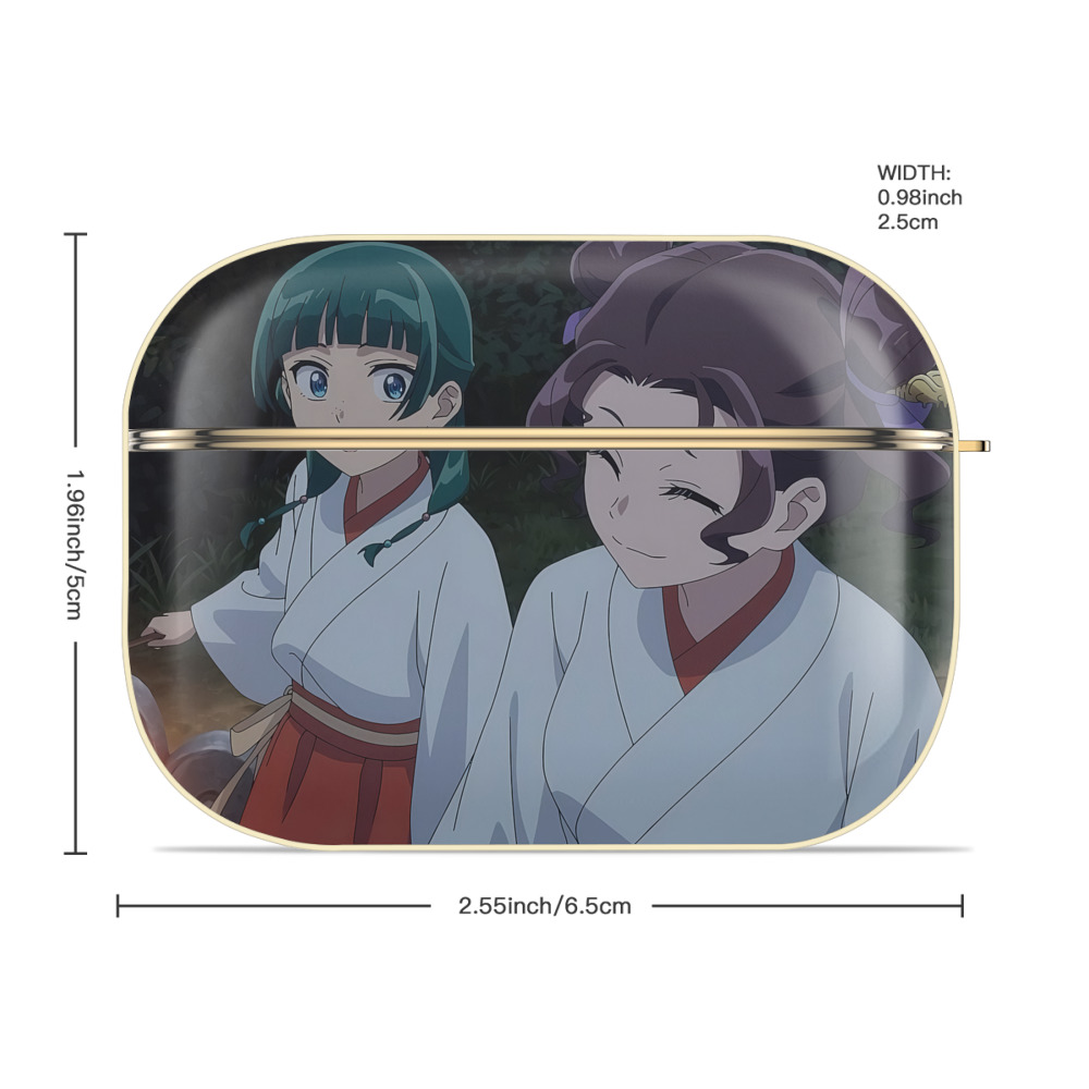 薬屋のひとりごと The Apothecary Diaries 【AirPods Pro用】ハードシェル保護ケース｜耐衝撃・防指紋・カラビナ付き商品仕様
