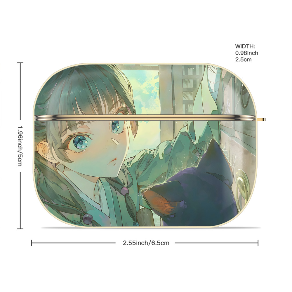 薬屋のひとりごと The Apothecary Diaries 【AirPods Pro用】ハードシェル保護ケース｜耐衝撃・防指紋・カラビナ付き商品仕様