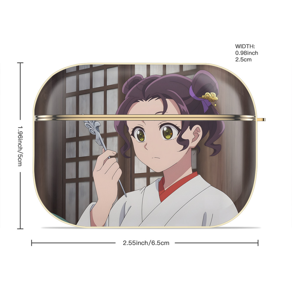 薬屋のひとりごと The Apothecary Diaries 【AirPods Pro用】ハードシェル保護ケース｜耐衝撃・防指紋・カラビナ付き商品仕様