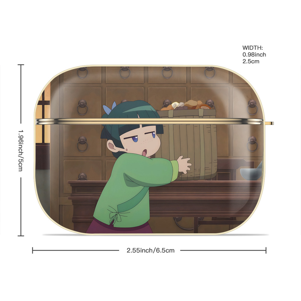 薬屋のひとりごと The Apothecary Diaries 【AirPods Pro用】ハードシェル保護ケース｜耐衝撃・防指紋・カラビナ付き商品仕様