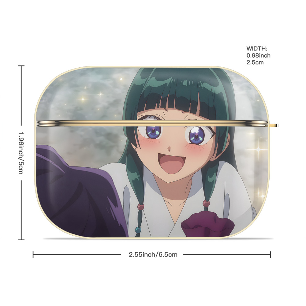 薬屋のひとりごと The Apothecary Diaries 【AirPods Pro用】ハードシェル保護ケース｜耐衝撃・防指紋・カラビナ付き商品仕様