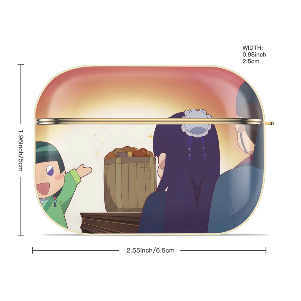 薬屋のひとりごと The Apothecary Diaries 【AirPods Pro用】ハードシェル保護ケース｜耐衝撃・防指紋・カラビナ付き商品仕様