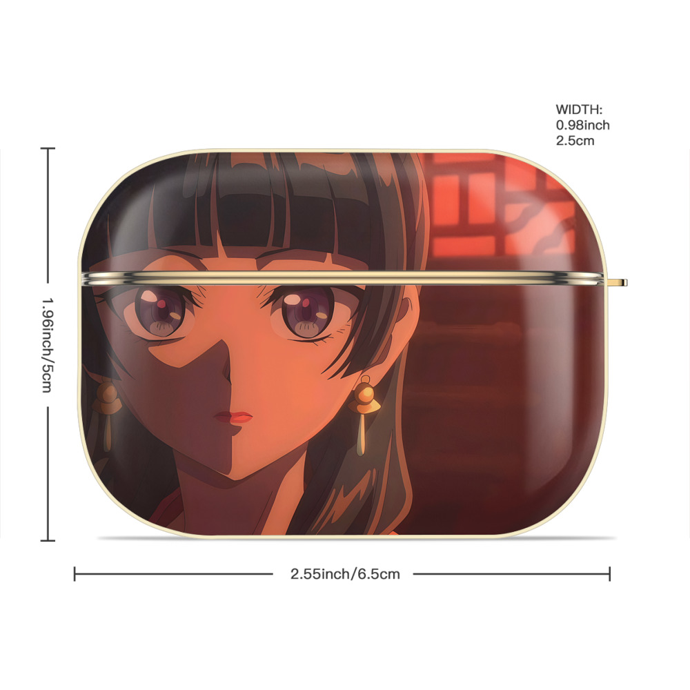 薬屋のひとりごと The Apothecary Diaries 【AirPods Pro用】ハードシェル保護ケース｜耐衝撃・防指紋・カラビナ付き商品仕様