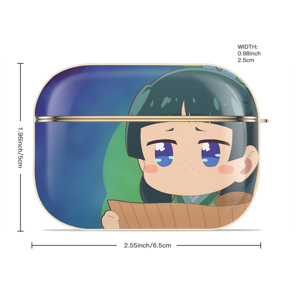 薬屋のひとりごと The Apothecary Diaries 【AirPods Pro用】ハードシェル保護ケース｜耐衝撃・防指紋・カラビナ付き商品仕様