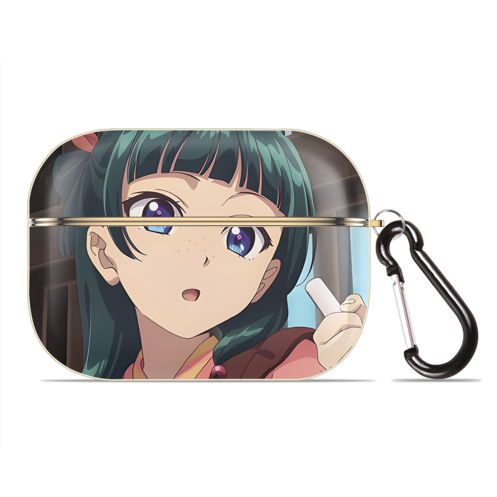 （画像用） 薬屋のひとりごと The Apothecary Diaries 【AirPods Pro用】ハードシェル保護ケース｜耐衝撃・防指紋・カラビナ付き商品仕様
