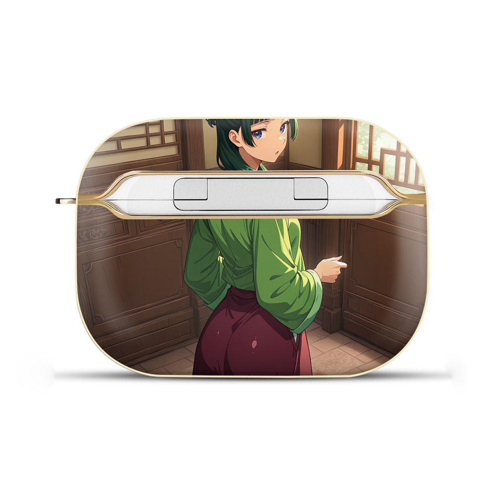 （画像用） 薬屋のひとりごと The Apothecary Diaries 【AirPods Pro用】ハードシェル保護ケース｜耐衝撃・防指紋・カラビナ付き商品仕様