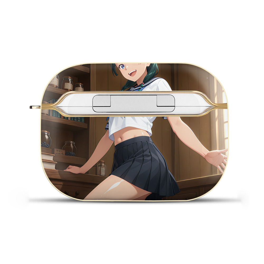 （画像用） 薬屋のひとりごと The Apothecary Diaries 【AirPods Pro用】ハードシェル保護ケース｜耐衝撃・防指紋・カラビナ付き商品仕様