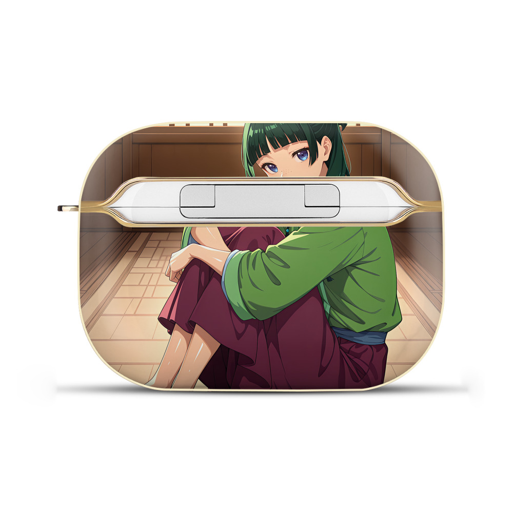 （画像用） 薬屋のひとりごと The Apothecary Diaries 【AirPods Pro用】ハードシェル保護ケース｜耐衝撃・防指紋・カラビナ付き商品仕様