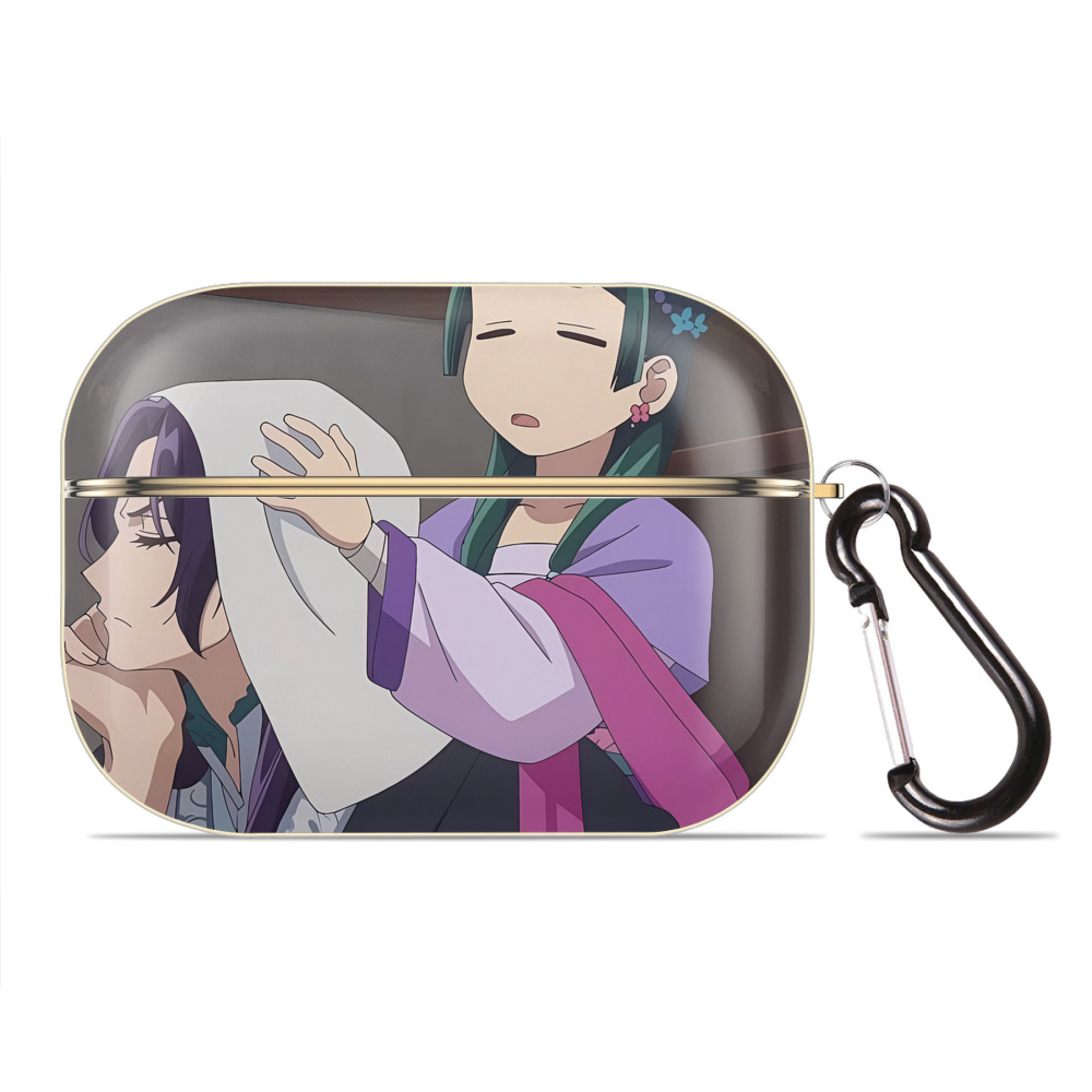 （画像用） 薬屋のひとりごと The Apothecary Diaries 【AirPods Pro用】ハードシェル保護ケース｜耐衝撃・防指紋・カラビナ付き商品仕様