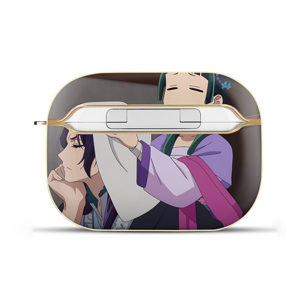 （画像用） 薬屋のひとりごと The Apothecary Diaries 【AirPods Pro用】ハードシェル保護ケース｜耐衝撃・防指紋・カラビナ付き商品仕様