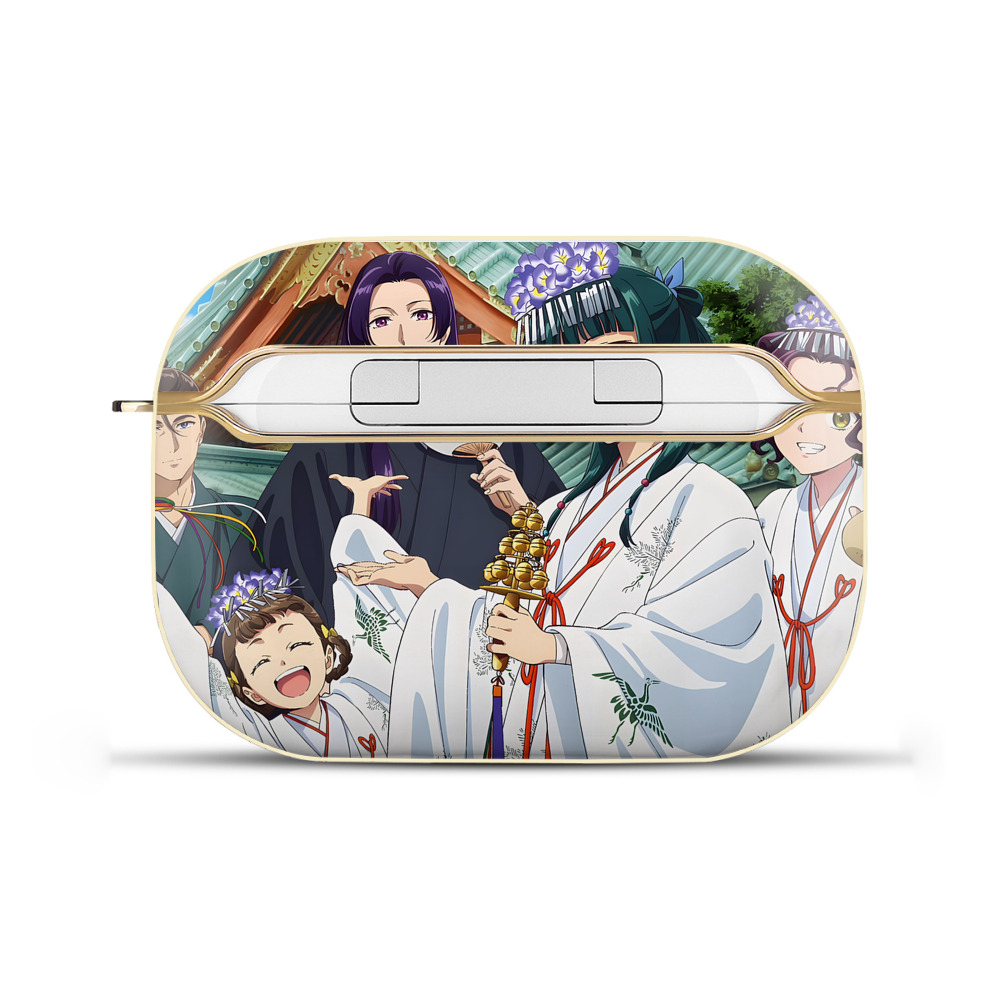 （画像用） 薬屋のひとりごと The Apothecary Diaries 【AirPods Pro用】ハードシェル保護ケース｜耐衝撃・防指紋・カラビナ付き商品仕様