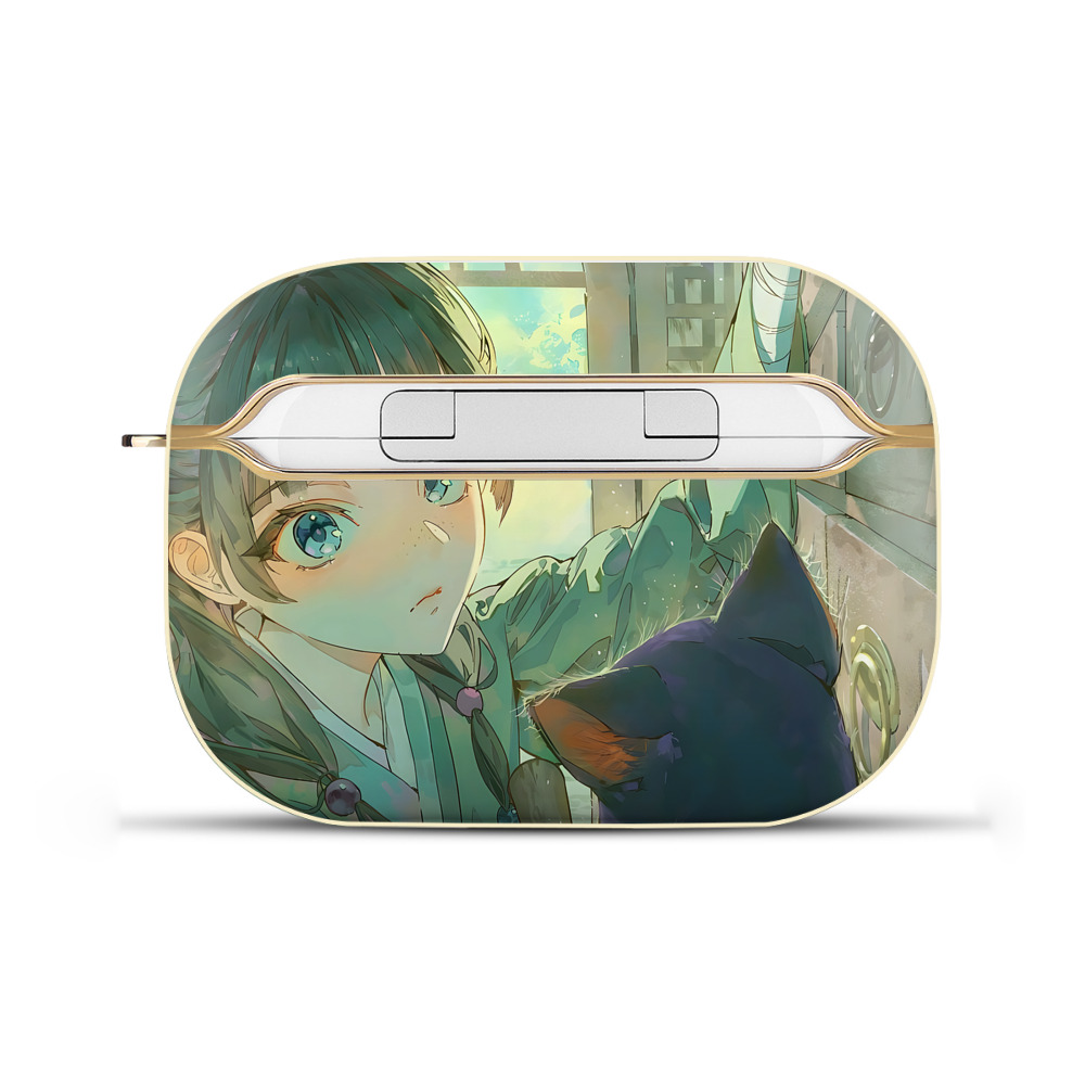 （画像用） 薬屋のひとりごと The Apothecary Diaries 【AirPods Pro用】ハードシェル保護ケース｜耐衝撃・防指紋・カラビナ付き商品仕様