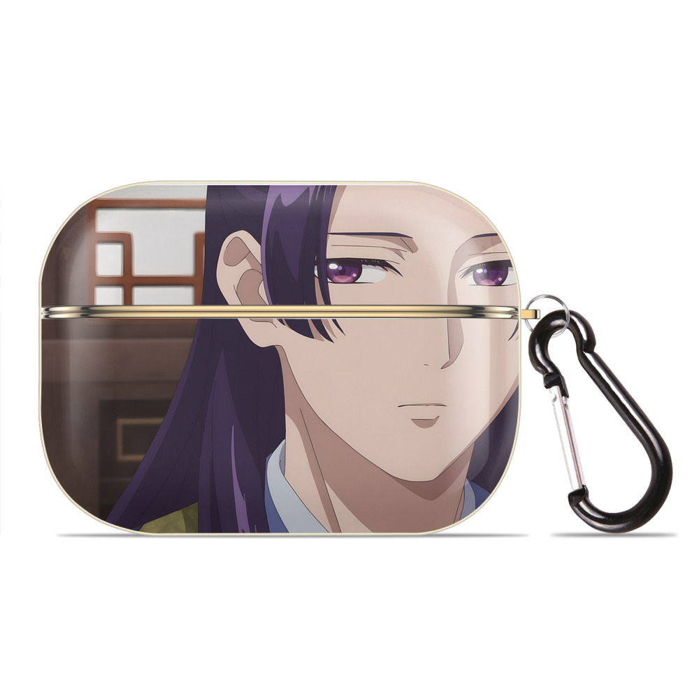（画像用） 薬屋のひとりごと The Apothecary Diaries 【AirPods Pro用】ハードシェル保護ケース｜耐衝撃・防指紋・カラビナ付き商品仕様