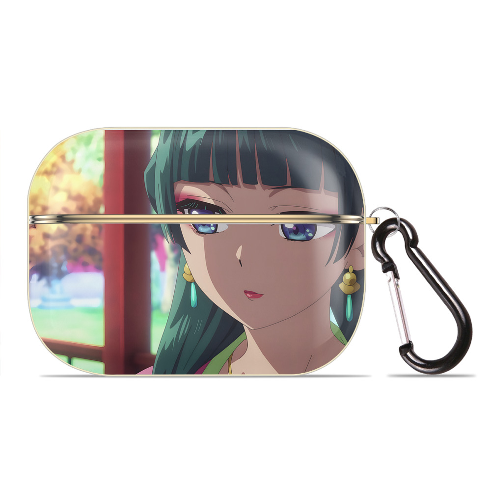 （画像用） 薬屋のひとりごと The Apothecary Diaries 【AirPods Pro用】ハードシェル保護ケース｜耐衝撃・防指紋・カラビナ付き商品仕様