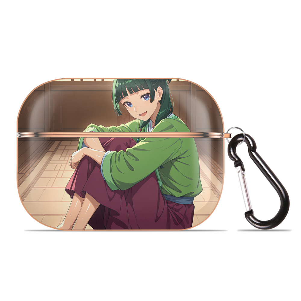 （画像用） 薬屋のひとりごと The Apothecary Diaries 【AirPods Pro用】ハードシェル保護ケース｜耐衝撃・防指紋・カラビナ付き商品仕様