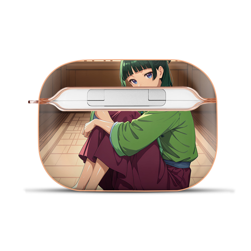 （画像用） 薬屋のひとりごと The Apothecary Diaries 【AirPods Pro用】ハードシェル保護ケース｜耐衝撃・防指紋・カラビナ付き商品仕様