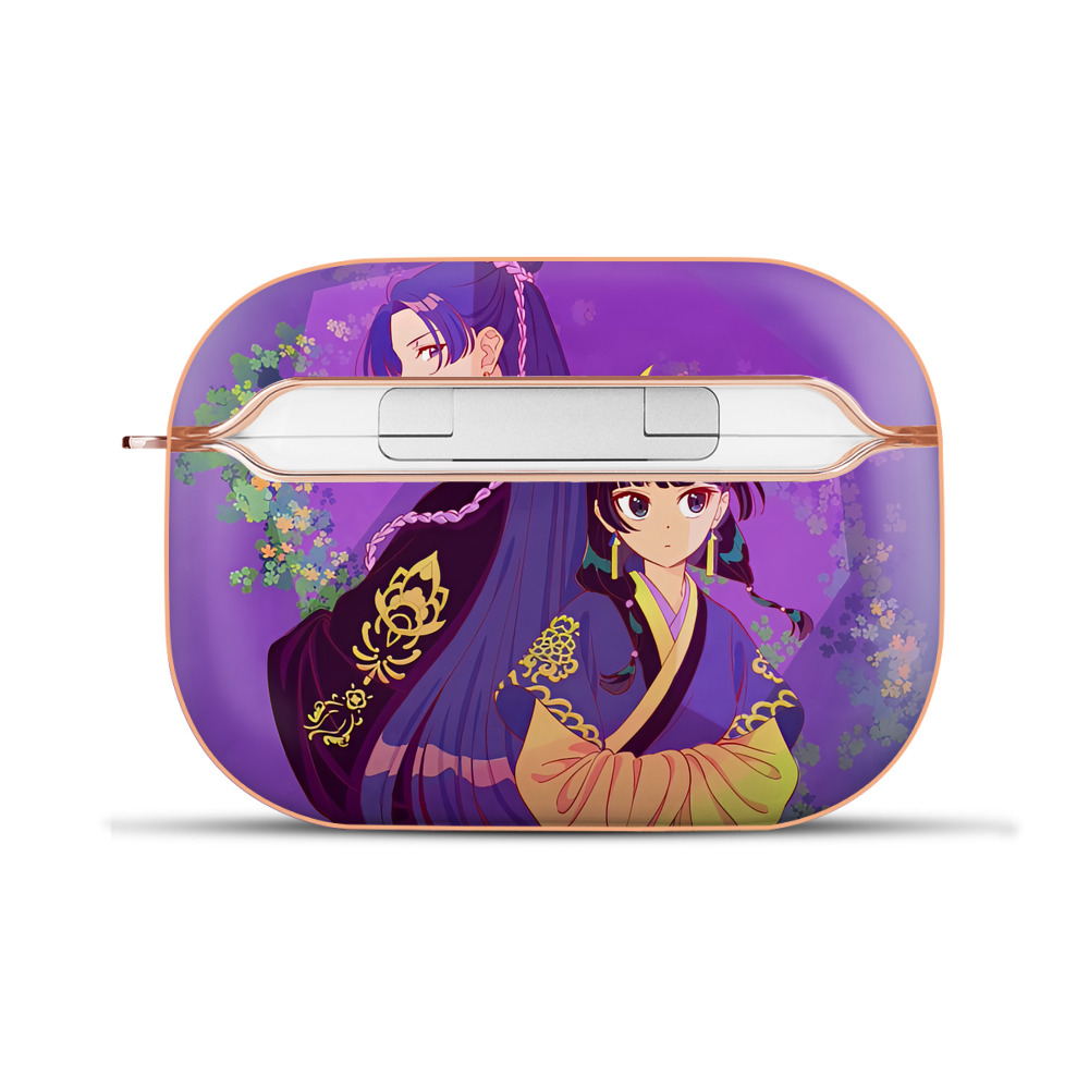 （画像用） 薬屋のひとりごと The Apothecary Diaries 【AirPods Pro用】ハードシェル保護ケース｜耐衝撃・防指紋・カラビナ付き商品仕様