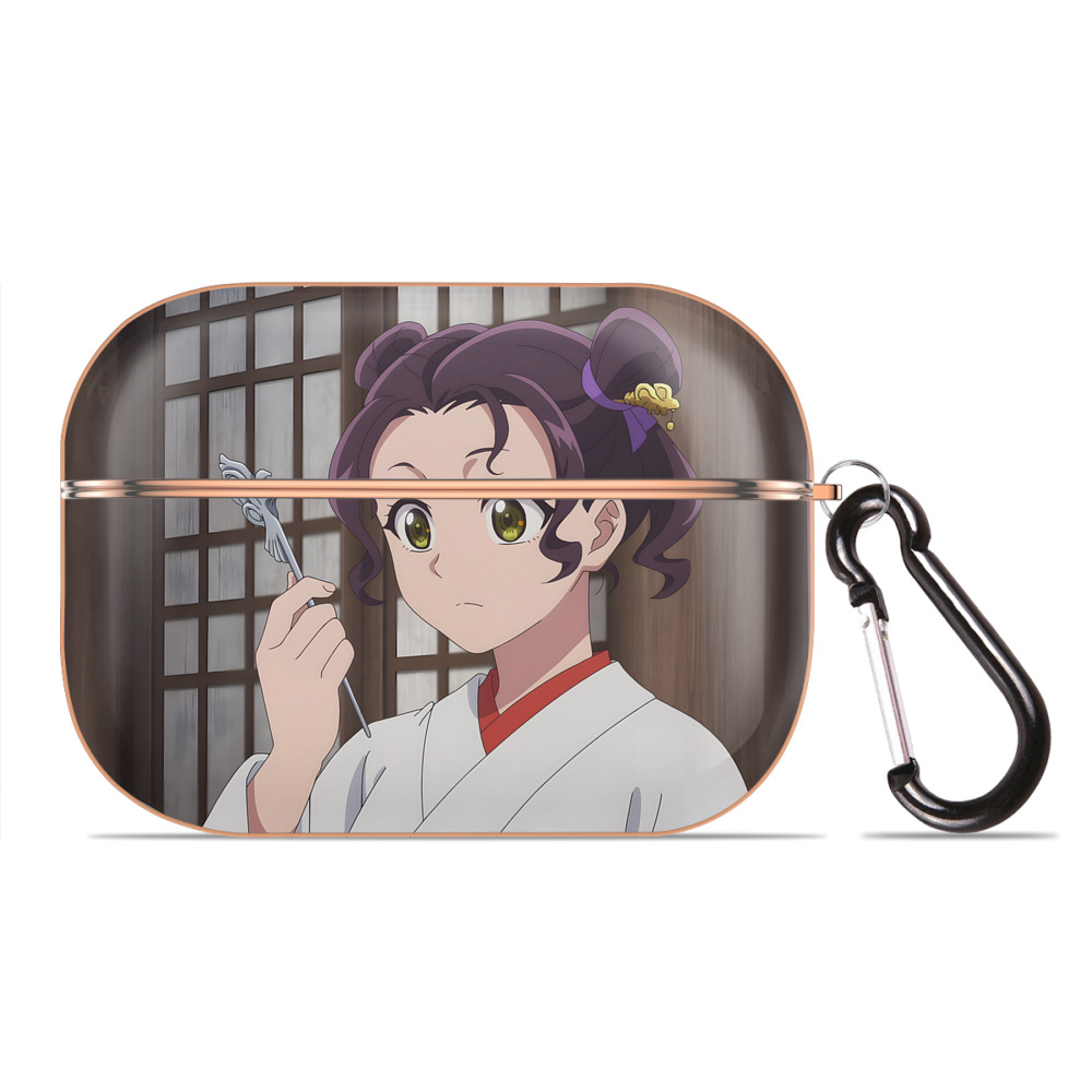 （画像用） 薬屋のひとりごと The Apothecary Diaries 【AirPods Pro用】ハードシェル保護ケース｜耐衝撃・防指紋・カラビナ付き商品仕様