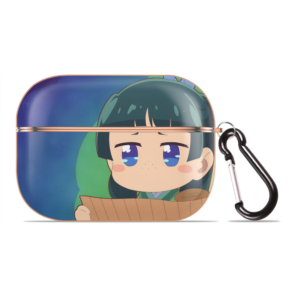 （画像用） 薬屋のひとりごと The Apothecary Diaries 【AirPods Pro用】ハードシェル保護ケース｜耐衝撃・防指紋・カラビナ付き商品仕様