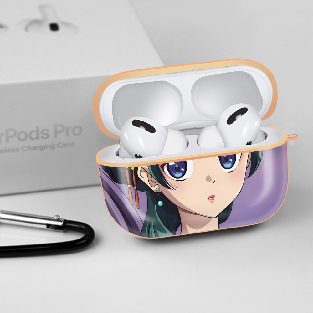 薬屋のひとりごと The Apothecary Diaries 【AirPods Pro用】ハードシェル保護ケース｜耐衝撃・防指紋・カラビナ付き商品仕様