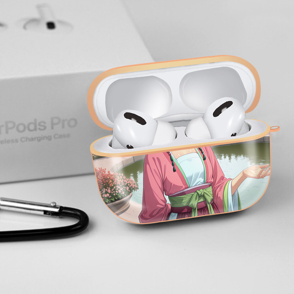 薬屋のひとりごと The Apothecary Diaries 【AirPods Pro用】ハードシェル保護ケース｜耐衝撃・防指紋・カラビナ付き商品仕様