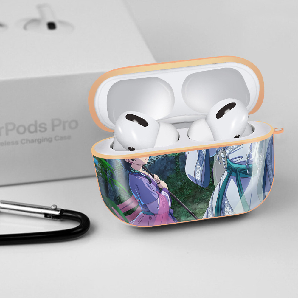 薬屋のひとりごと The Apothecary Diaries 【AirPods Pro用】ハードシェル保護ケース｜耐衝撃・防指紋・カラビナ付き商品仕様