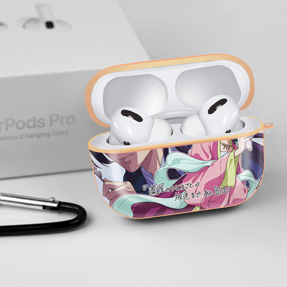 薬屋のひとりごと The Apothecary Diaries 【AirPods Pro用】ハードシェル保護ケース｜耐衝撃・防指紋・カラビナ付き商品仕様