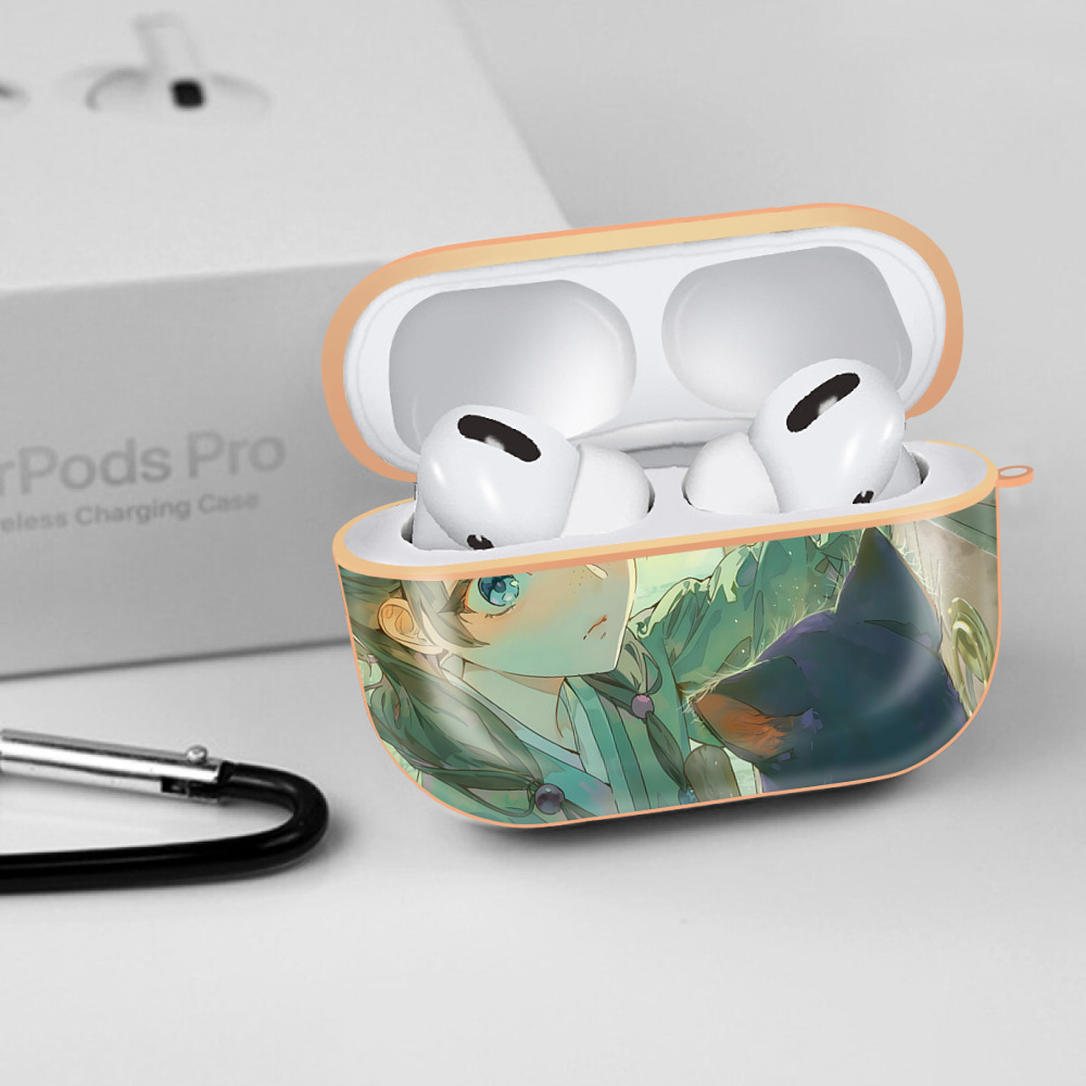 薬屋のひとりごと The Apothecary Diaries 【AirPods Pro用】ハードシェル保護ケース｜耐衝撃・防指紋・カラビナ付き商品仕様