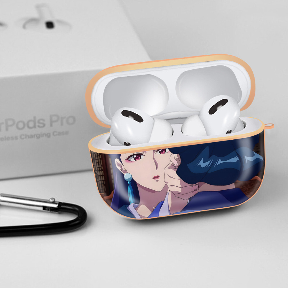 薬屋のひとりごと The Apothecary Diaries 【AirPods Pro用】ハードシェル保護ケース｜耐衝撃・防指紋・カラビナ付き商品仕様